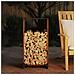 Rastrelliera per Legna da Ardere 40x30x80 cm in Acciaio Corten - Foto miniatura 10