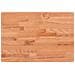 Piano Tavolo 80x40x4cm Rettangolare Legno Massello Di Faggio - Foto miniatura 2