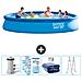 Piscina Fuori Terra - In Giro - 457x457x84 Cm - Blu - Include Accessori Coordinati Cb95 - Foto miniatura 1