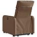 Poltrona Alzapersona Reclinabile Elettrica Marrone Tessuto - Foto miniatura 4