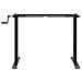 Telaio Scrivania In Piedi Nero (94-135) x60x (70-114) cm Acciaio - Foto miniatura 4