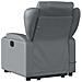 Lusso Casadino -  Poltrona Alzapersona Elettrica Reclinabile Grigio In Similpelle - Foto miniatura 4