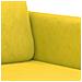 Set di Divani 3 pz con Cuscini Giallo in Velluto - Foto miniatura 7