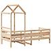 Dormeuse con Tetto 80x200 cm in Legno Massello di Pino - Foto miniatura 8