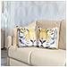Set Di 2 Copricuscini 40x40 Cm Design Tigre - Foto miniatura 2