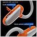 Auricolari Bluetooth Sportivi Ad Orecchio Aperto Per Corsa - Audio Hifi, Cancellazione Del Rumore Enc, Ipx4 Orange - Foto miniatura 5