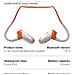 Auricolari Bluetooth Sportivi Ad Orecchio Aperto Per Corsa - Audio Hifi, Cancellazione Del Rumore Enc, Ipx4 Orange - Foto miniatura 7
