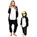 Pigiama Per Bambini Kigurumi Onesie Costume Pinguino Nero 105-115 - Foto miniatura 2