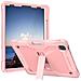 Custodia Per Ipad Pro 5/4/3 12.9” Con Supporto E Tracolla Rosa - Foto miniatura 1