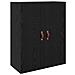 Armadi da Muro 2 pcs Rovere nero 69.5 x 34 x 90 cm - Foto miniatura 5