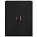 Armadi da Muro 2 pcs Rovere nero 69.5 x 34 x 90 cm - Foto miniatura 7