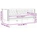Divano Chesterfield Nero 174 x 74.5 x 70.5 cm Pelle sintetica - Foto miniatura 8