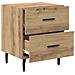 Armadio da Notte 2 pcs rovere artigianale 40 x 35 x 47,5 cm - Foto miniatura 6