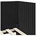 Cornice del letto ad angolo Nero 90 x 190 cm Velluto - Foto miniatura 8