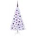 Albero di Natale artificiale Bianco 120 cm PVC e Acciaio - Foto miniatura 3