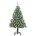 Albero di Natale con 300 LED con supporto Verde 180 cm PVC - Foto miniatura 3