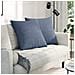 Cuscini da Divano 2 pcs Blu 60 x 60 cm Tessuto in Cords - Foto miniatura 2