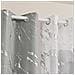 Set Di Tende Oscuranti Argento Caldo 100x250cm - Motivo Marmo, Protezione Privacy Silver+white - Foto miniatura 4