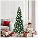 Albero di Natale Artificiale Angolare con 300 LED Verde 180 cm - Foto miniatura 2