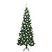 Albero di Natale Artificiale Angolare con 300 LED Verde 180 cm - Foto miniatura 3