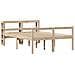 Letto per Anziani con Testiera 160x200 cm Legno Massello Pino - Foto miniatura 3