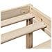 Letto per Anziani con Testiera 160x200 cm Legno Massello Pino - Foto miniatura 9