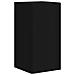 Set mobile TV Montaggio a parete 5 pcs Nero Legno multistrato - Foto miniatura 7