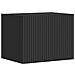 Set mobile TV Montaggio a parete 5 pcs Nero Legno multistrato - Foto miniatura 8