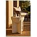 Tavolino Vkh1076-beige-mgo-33,5x33,5x48,5 Cm - Foto miniatura 7