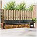 Set divani 6 pcs Naturale e Antracite Legno di Acacia Massello - Foto miniatura 2
