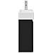 Mobile bagno con rubinetto Nero 45,5 x 22,5 x 84 cm - Foto miniatura 6