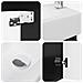 Mobile bagno con rubinetto Nero 45,5 x 22,5 x 84 cm - Foto miniatura 8