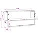 Scaffale da parete A parete Legno antico 65 x 25 x 30 cm - Foto miniatura 4