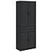 Set di armadi 2 pcs Nero Legno ingegnerizzato - Foto miniatura 1