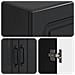 Set di armadi 2 pcs Nero Legno ingegnerizzato - Foto miniatura 7