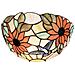 I-DAFNE-AP - Applique classica con decorazioni floreali 60 watt E27 - Foto miniatura 2