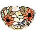 I-DAFNE-AP - Applique classica con decorazioni floreali 60 watt E27 - Foto miniatura 1