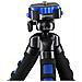 Cavalletto Treppiede Kaleido Flex Altezza Max. 27 cm Nero / Blu - Foto miniatura 2