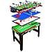 Calcetto con Aste Telescopiche 4 in 1 Calcetto, Biliardo, Ping Pong e Hockey  - Foto miniatura 1