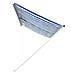 Tenda Da Sole Retrattile 300x150 Cm Blu E Bianco - Foto miniatura 3