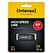 3537490 high speed line Chiavetta USB 64GB 50MB / s USB 3.1 nero - Foto miniatura 2