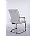 Sedia Cantilever XXL con Braccioli Anubis I Sedia Ospite Ufficio in Similpelle I Sedia Studio Carico Max 260 kg I Sedia Imbottita Attesa Bianco - Foto miniatura 4