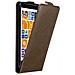 Custodia Compatibile Con Nokia Lumia 830 In Bruno Caffè - Coperchio Protettivo In Design Flip Con Chiusura Magnetica - Foto miniatura 4