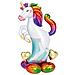 Amscan - Palloncino Gigante Airloonz Unicorno - Foto miniatura 1