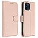 Custodia Per Apple Iphone 12 Pro Max Portacarte Supporto Rosa Champagne - Foto miniatura 1