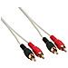5m 2x RCA M / M 5m 2 x RCA Nero, Rosso, Bianco cavo audio - Foto miniatura 1