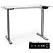 Tm12gy Telaio Per Scrivania Elettrico - Altezza Regolabile 71 - 116 Cm - Postazione Di Lavoro Ergonomica - Funzione Memoria - 2 Livelli - Meccanismo Singolo Di Sollevamento - Argento - Foto miniatura 1