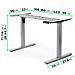 Tm12gy Telaio Per Scrivania Elettrico - Altezza Regolabile 71 - 116 Cm - Postazione Di Lavoro Ergonomica - Funzione Memoria - 2 Livelli - Meccanismo Singolo Di Sollevamento - Argento - Foto miniatura 3