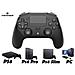 Controller Wireless Programmable Programmabile Joypad Wireless Doppia Vibrazione A 6 Assi Giroscopio Accelerometro Integrato Jack 3.0 Batteria Al Litio 600 Mah Per Ps4 (v2) Ps4/pro /slim /pc /steam Black - Foto miniatura 1