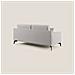 Prestige Divano Moderno In Microfibra T11 Grigio Chiaro - Foto miniatura 4